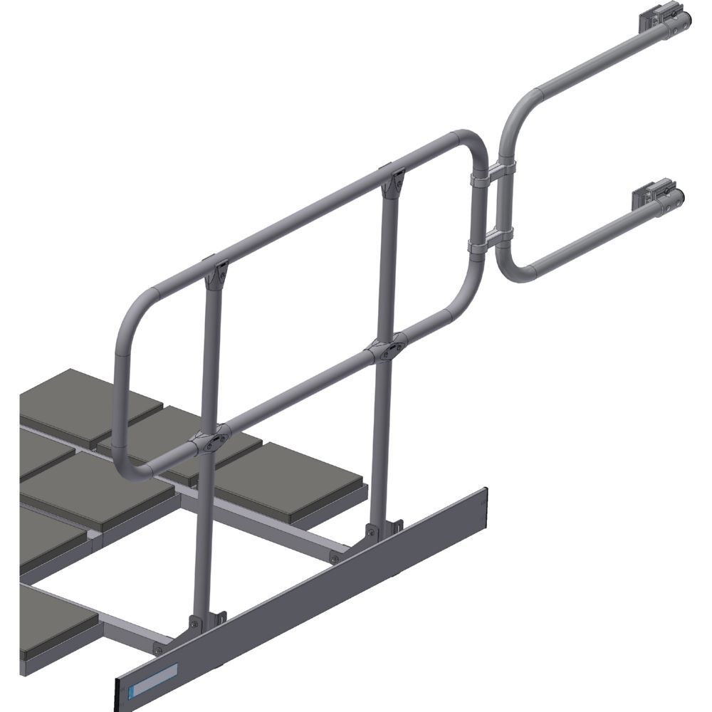 Zarges Dachgeländer mit Verbinder 1265 x 2200 mm Produktbild Zarges Dachgeländer mit Verbinder 1265 x 2200 mm bild 2