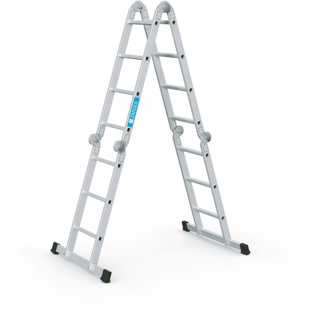 Zarges Multimax M LM Vielzweckleiter 2 x 3 und 2 x 4 Sprossen Produktbild Zarges Multimax M LM Vielzweckleiter 2 x 3 und 2 x 4 Sprossen