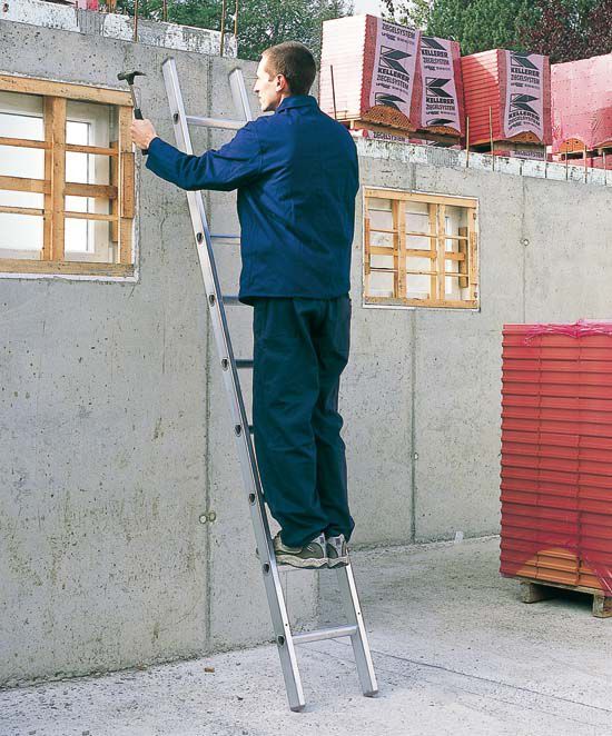 Zarges Strato DL Anlegeleiter mit 8 Sprossen Produktbild Zarges Strato DL Anlegeleiter mit 8 Sprossen bild 2