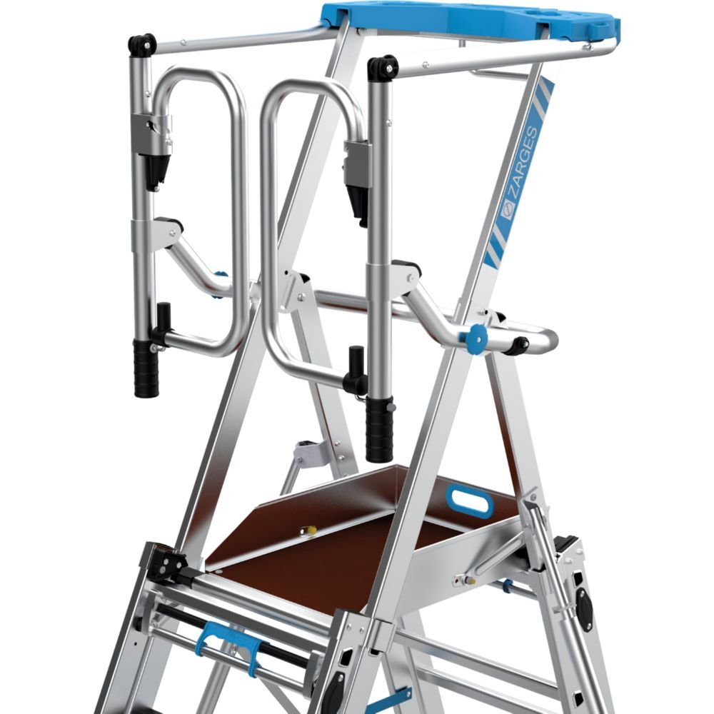 Produktbild ZAP Masterflex Plus S - Teleskop-Plattformleiter 12 Stufen bild 3