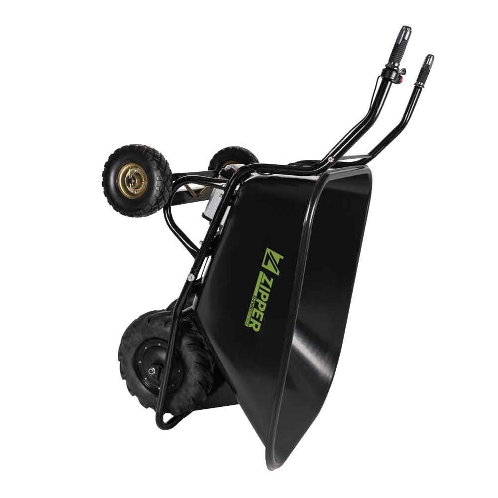 Zipper Elektro Schubkarre bis 300 kg und 160 Liter Fassungsvermögen Produktbild Zipper Elektro Schubkarre bis 300 kg und 160 Liter Fassungsvermögen bild 2