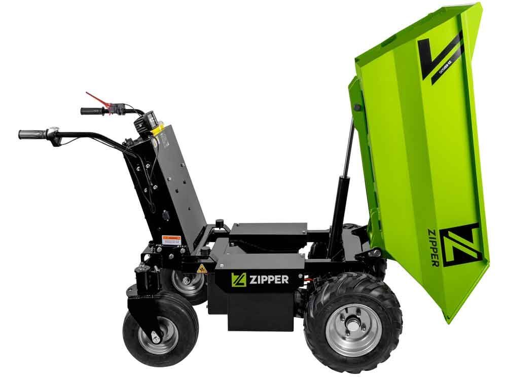 Zipper Elektrodumper mit Kippmulde 1000 W Motor bis 500 kg Produktbild Zipper Elektrodumper mit Kippmulde 1000 W Motor bis 500 kg bild 3