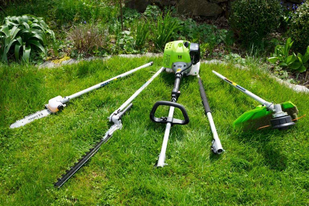 Zipper Gartenpflege Set mit 3 Aufsetzköpfe und Verlängerungen Produktbild Zipper Gartenpflege Set mit 3 Aufsetzköpfe und Verlängerungen bild 7
