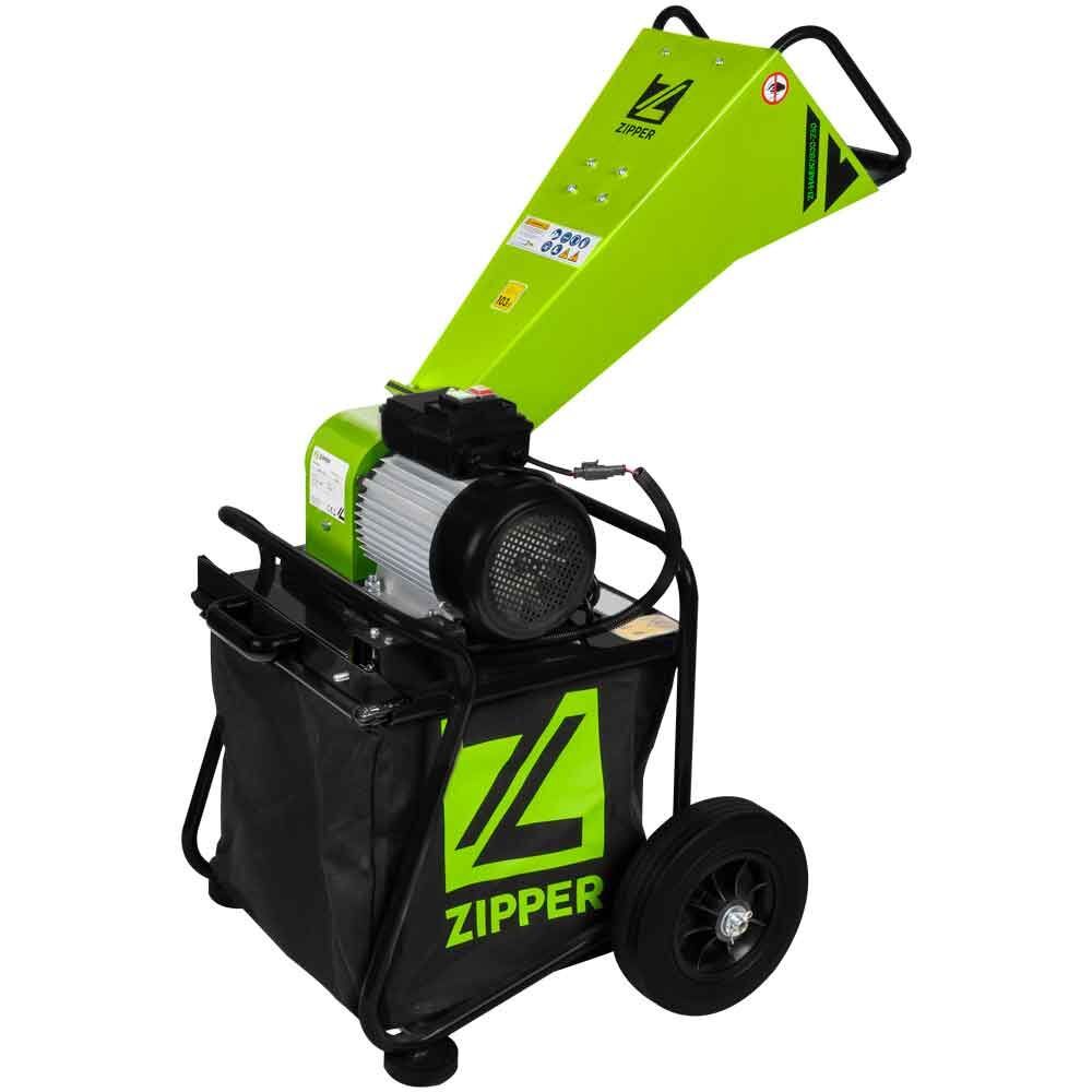 Produktbild Zipper Häcksler ZI-HAEK2800-230 Elektro Gartenhäcksler mit 2,8 kW