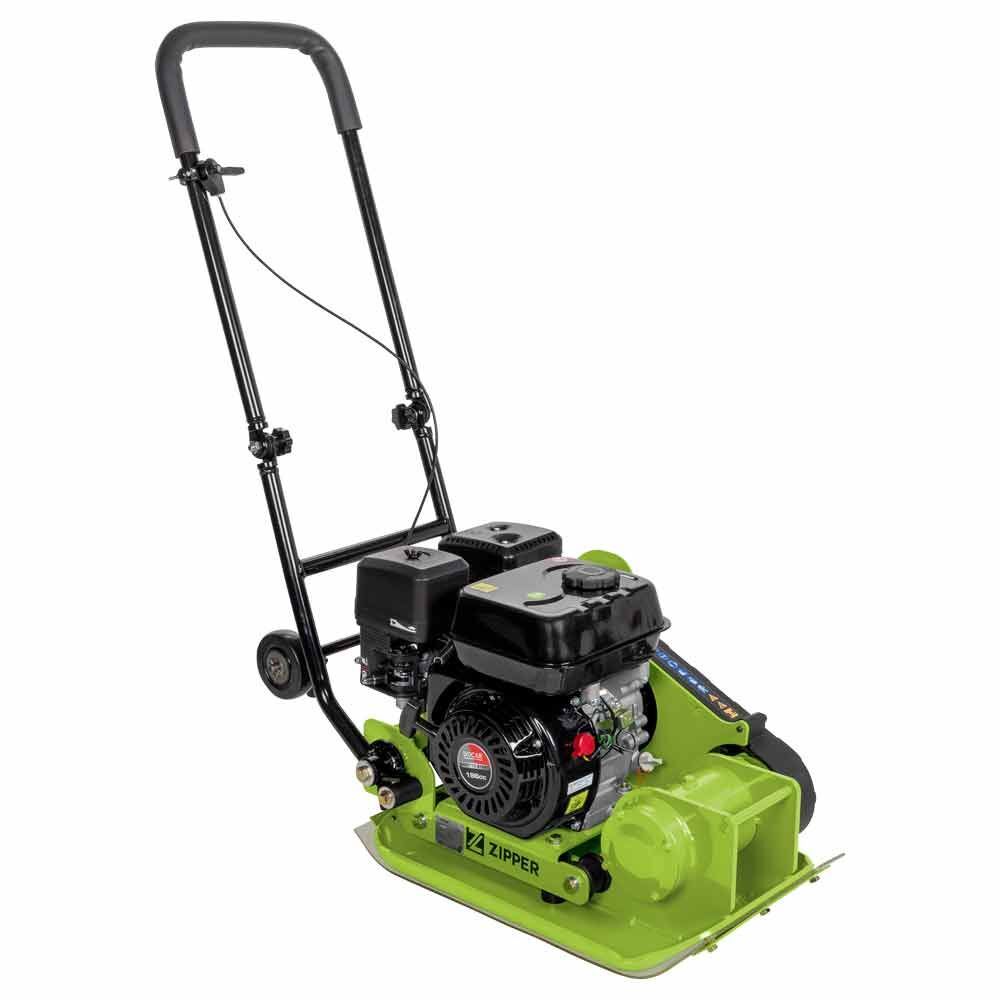 Produktbild Zipper Rüttelplatte ZI-RPE60E mit Benzinmotor und Fahrwerk