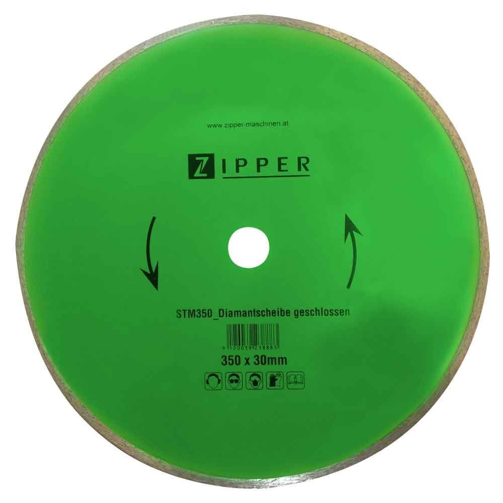 Produktbild Zipper Diamanttrennscheibe geschlossener Rand STM350DSG